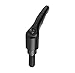 Kipp 06460-0051X45 Zinc Adjustable Handle with M5 External Thread, Modern Design Style, Steel Components, Metric, Black Satin Powder-Coated Finish, Size 0, 45 mm Screw Length