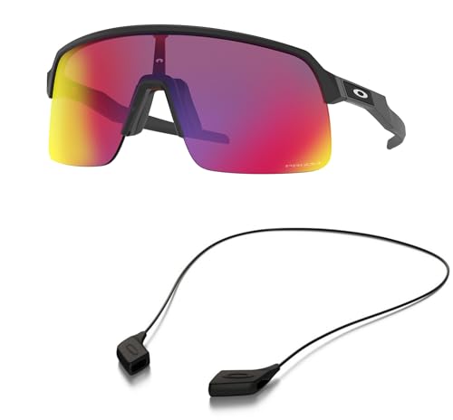 Oakley OO9463A Sunglasses Bundle: OO 9463A 946301 Matte Black and Large Black leash Accessory kit2