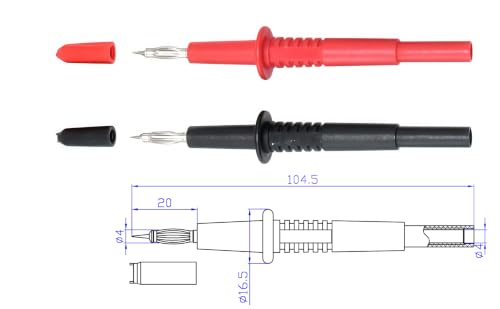 Image of Test Lead Set,4mm Banana Plug (TH-3-KIT-Basis)