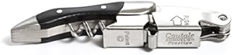 Prestige By Coutale Sommelier - The French Patented Spring-Loaded Double Lever Waiters Corkscrew and Wine Bottle Opener (Blackwood)