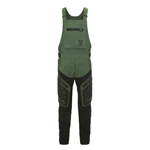 Motorcycle Racing Bibs & Pants Set, US 32, Green