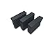 TheDisplayGuys - 25-Pack #82 Kraft Paper Cardboard Gift Boxes/Jewelry Cases w. Cotton Padding & Lid - Matte Black - (8.0