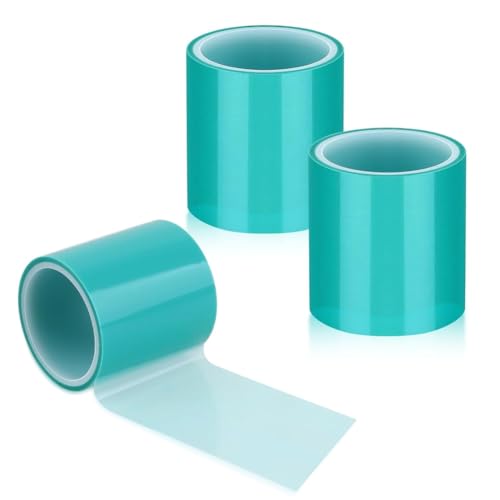 Toheitian 3 Piezas de Cinta de Resina, Cinta de Papel Adhesiva Sin Costuras, Cinta de Resina UV de 2 Pulgadas de para Arte, Mesa de Río, Fabricación de Colgantes Artesanales DIY