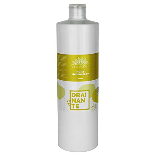 Vivezen - Huile de massage, modelage, 1L - Drainante