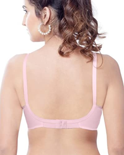 Image of Brida Women's Cotton Round Stitch Bra - Minimizer Saree Bra - Plus Size, Full Coverage, Non-Padded, Wireless,Double Layer Support for Heavy Bust - Kavya xtrasoft