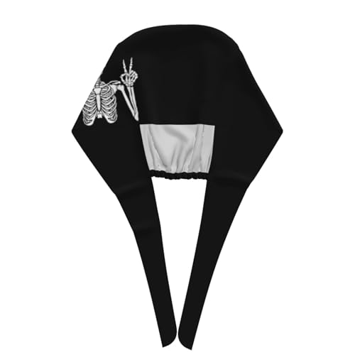 Image of Working Cap, Scrub Cap with Sweatband, Adjustable Tie Back Hat Breathable Headgear for Women /Men