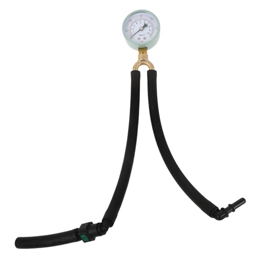 OUNONA Auto Meter Mechanical Fuel Pressure Gauge Fuel Pressure Test Kit Car Gasoline Gas Fuel Oil Injector Test Manometer Tool for Car Motorcycle, Truck