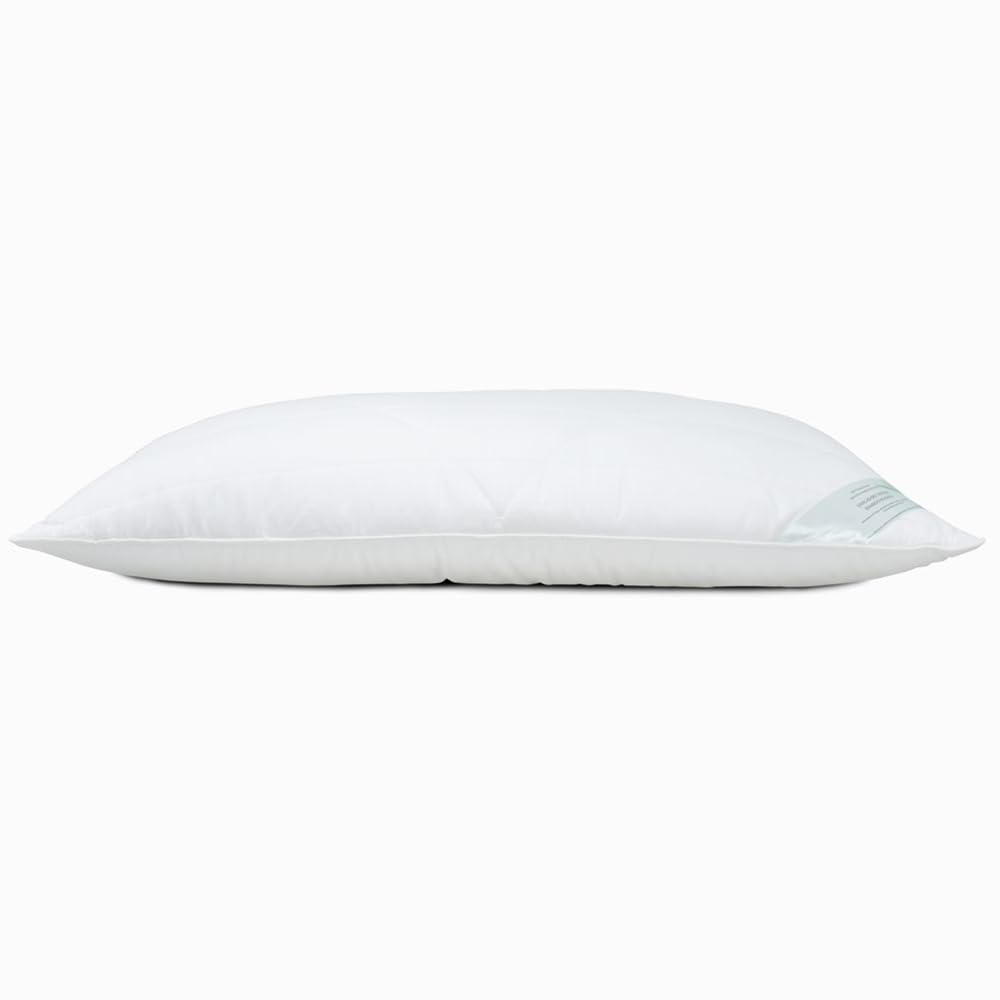 Lancashire Textiles Quilted Bamboo Pillows - Hypoallergenic, Organic Bamboo and Cotton Cover Blend, 300 TC, Thermal Regulating, Soft Bedding for a Perfect Night's Sleep - 48cm x 74cm (19" x 29")