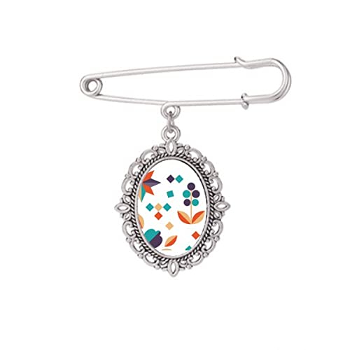 Broche Fleur Pixel Art Déco de style créateur pour robe chic