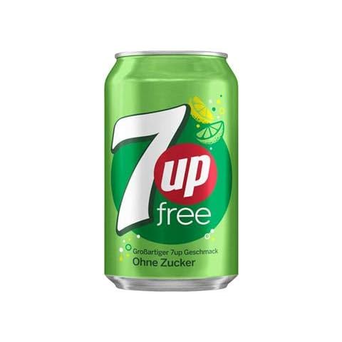 7UP Seven Up FREE Sugarfree 24 Cans x 330ml - zuckerfrei Cover