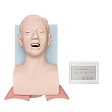 Endotracheal Intubation Manikin Simulator - Halbkörper Menschliches Modell Lehrhilfe Kit mit Intubation Tube für Medizinische Ausbildung