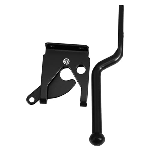 PRETYZOOM Cerradura De Puerta Cerrojo Perimetral Pestillo De Puerta Exterior De Doble Cara Cerrojo Rústico De Acero Inoxidable Llave Kit De Puerta De Valla Gancho Para Jardín Hierro