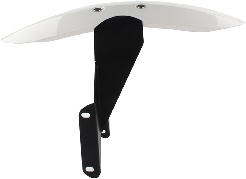 Rbanna1 Powersports Mudguards Motor Front Short Mudguard Mud Guard for Ducati Scrambler 800 / Cafe Racer/Classic / Sixty2 / Street Classic/Icon, White