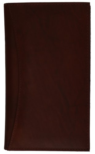 Genuine Leather Credit Card Holder Wallet 19 Card Slots + 1 ID Window (Burgundy)3