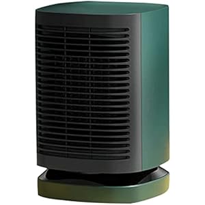 Comfort PTC keramische verwarming, oscillatiefunctie ventilatorkachels, draagbare energiezuinige elektrische verwarming voor thuiskantoor, groen Ventilatorkachel