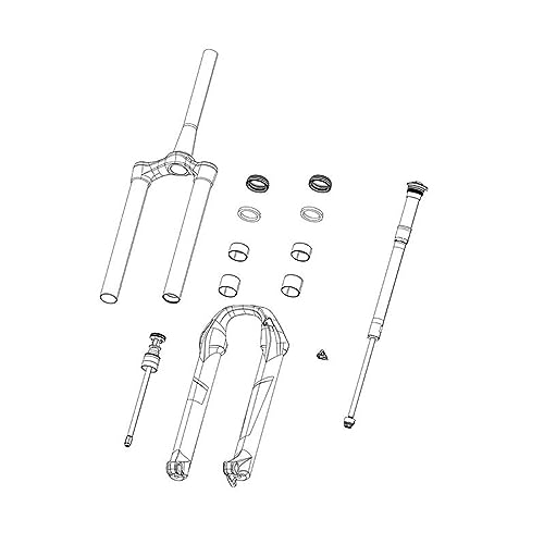 RockShox Fork Hose Clamp Guide - BOXXER C1+ (2019+) Gray