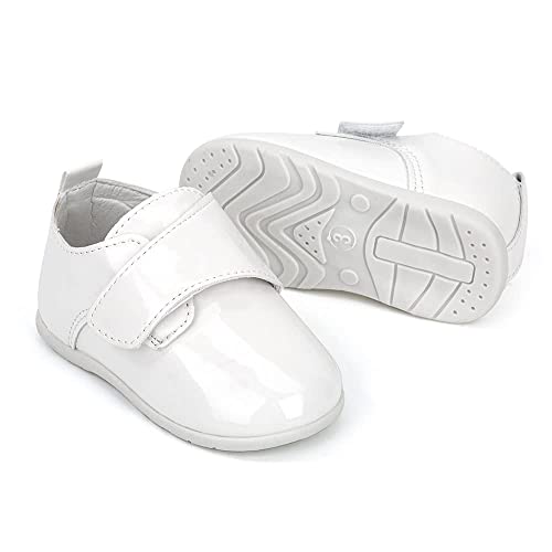 Sonsage Infant Baby Jungen Mädchen Klassische PU-Leder Hochzeit Loafers Brogue Kleinkind Oxford Kleid Schuhe Erste Schritte Gehen Flacher Fauler Krippenschuh Cover