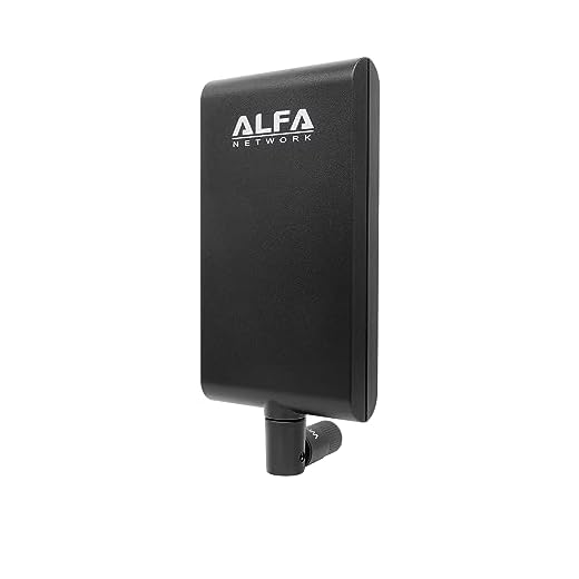 Alfa APA-M25 Dual Band 2.4GHz/5GHz 10dBi high gain Directional Indoor Panel Antenna with RP-SMA Connector (Compare to Asus WL-ANT-157)