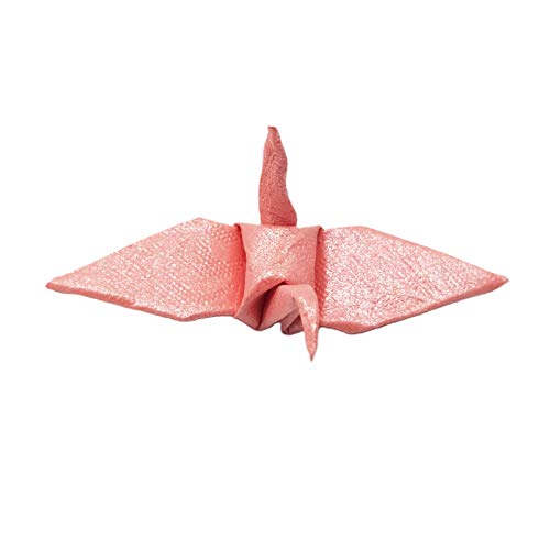 1000 Origami-Papier Kranich rosa Rose Muster Origami Kran aus kleinem Vogel 1,5x1,5 für Hochzeit OrigamiPolly