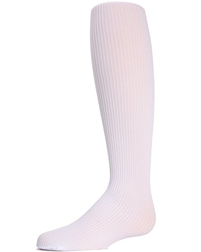 Memoi Textured Toes Girls Ribbed Tights Black 4-6 #TOP3