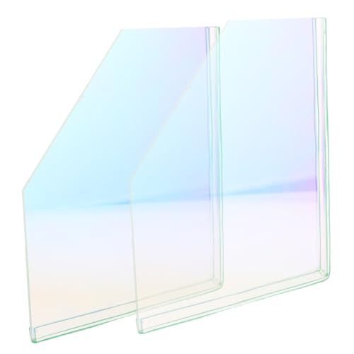 Balacoo 1 Pair Shower Self Adhesive Acrylic Corner Protectors for Bathtubs Sinks Durable Lightweight Bath Tub Splash Protection Screens