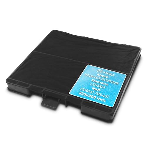 DL-pro - Filtre à charbon actif - Pour hotte aspirante Bosch 11026769 DHZ5326 Siemens LZ53251 Neff Z5101X1