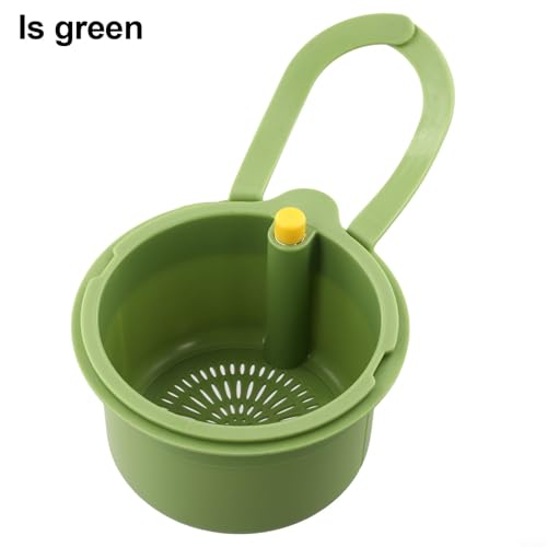 Colador colgante para fregadero de cocina blanco miniatura 5