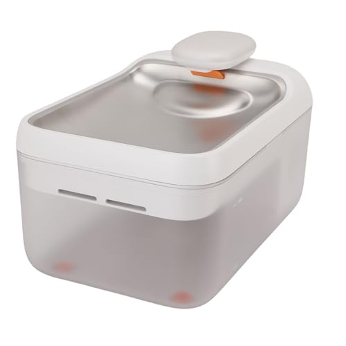 Fuente automática de agua para mascotas 4.5L acero inoxidable miniatura 4