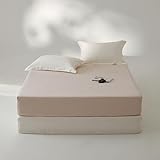 JIANINGHOME Spannbetttuch 135x200 bestandig,leicht,weich Spannbetttücher