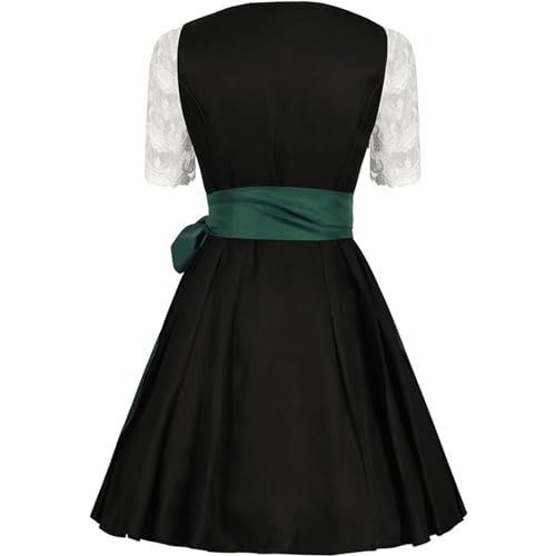 Tenue Allemande Dirndl 2 Pièces Blanche Médiévale et Authentique - 2