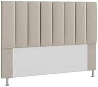 CABECEIRA QUEEN ESTOFADA CARLA 160 CM BEGE