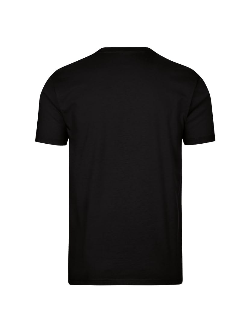 Trigema Unisex T-Shirt Black Schwarz (schwarz 008) Large, Black (Black 008) - Image 4