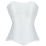 Unsere vollständig verstellbaren schwarzen Bustier-Tops bieten eine universelle Passform, die sich Ihrer individuellen Form anpasst. Mit Schnürsenkeln und vorderen Haken können Sie das Korsett nach Ihren Wünschen formen, um eine maßgeschneiderte Passform zu erreichen.