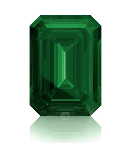Émeraude naturelle 6,25 carats Panna certifiée Ratti pour haute joaillerie