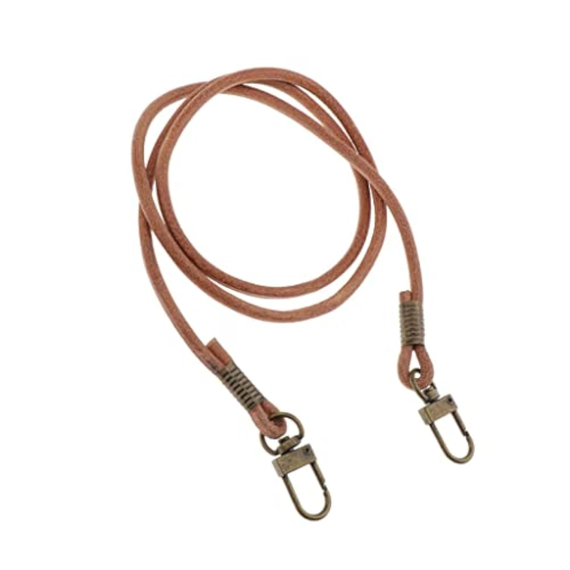 PU Leather Purse Strap Replacement with Metal Swivel Hooks