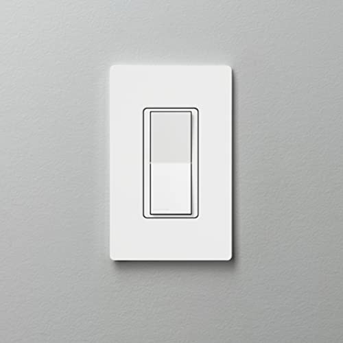 Lutron Claro Smart Accessory Switch, Only For Use With Diva Smart Dimmer Switch/Claro Smart Switch | Dvrf-As-Wh | White #TOP5