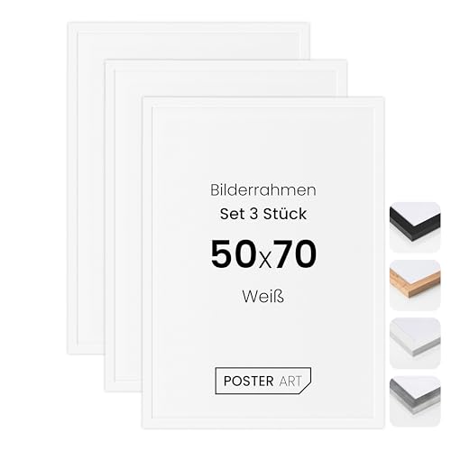 Spannende Bilderrahmen Weiss 50x70 Bild