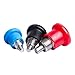 Plunger Pin, VCN218 Stainless/Carbon Steel Dowel Three Colors Knob Non Lock-Out Index Plungers Coarse Thread Mini Indexing Plunger for Industrial Mechanical Use(Blue,VCN218-MBN,M16-8-10-2.0)