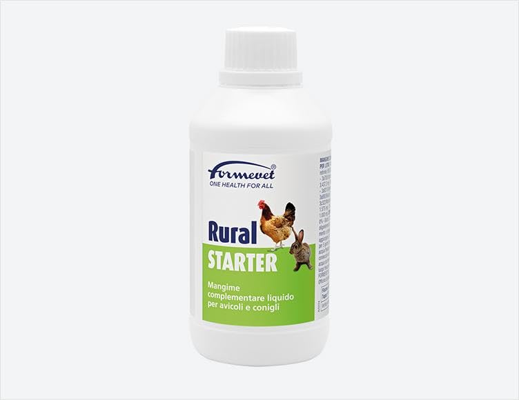 RURAL STARTER MANGIME COMPLEMENTARE LIQUIDO PER AVICOLI E CONIGLI 250 ML