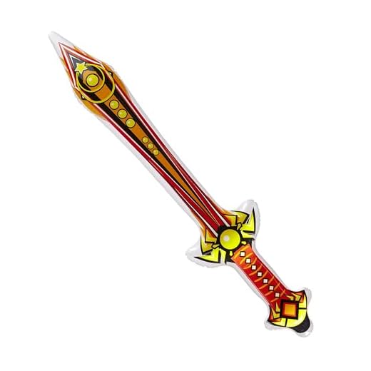 Widmann- Spada Espada Mágica hinchable, Multicolor, Talla única Adulto (VD-WDM04822)