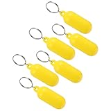 Homoyoyo 6Pcs Float Keychain Segel Keyring Kreatives Anti- Untertauchen für Bootsfischerei- Kajak- Surfboot Marine Outdoor Sportaccessoires Freunde Geschenke Geldbeutel Rucksack Handtasche