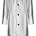 Maiyifu-GJ Men's Full Length Faux Leather Jacket Fall Winter Long Trench Coat Fashion Vintage Open Front Cardigan Jackets (Silver-2,Small)