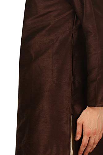 Image of Royal Kurta Men's Cotton Silk Dhoti Kurta (White)