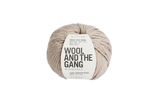 Wool and the Gang Crazy Sexy Wool, Sandtrooper Beige (079), 200g