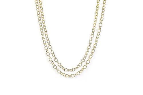 Collier à maillons en or pour femme : fini les bijoux ternes avec cette longue chaîne lumineuse