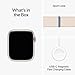 Apple Watch Series 9 [GPS 45mm] Smartwatch with Starlight Aluminum Case with Starlight Sport Loop One Size. with AppleCare+ (2 Years)