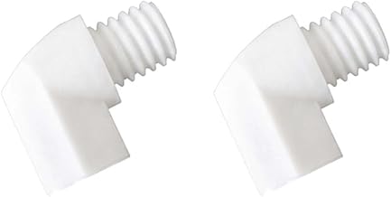2 raccords coudés à 90 degrés pour cartouche de mastic, silicone, colle | Coudes à angle droit facilitant l’application dans les zones difficiles d’accès, les angles, recoins et espaces étroits.