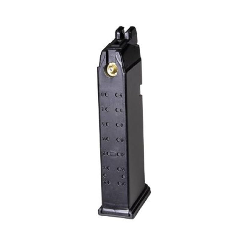 Genérico Cargador GBB G17 y G18 Rossi para Pistolas Valiant Guardian de Airsoft de Gas. Compatible con Tokyo Marui, KJ Works, We y Clones.