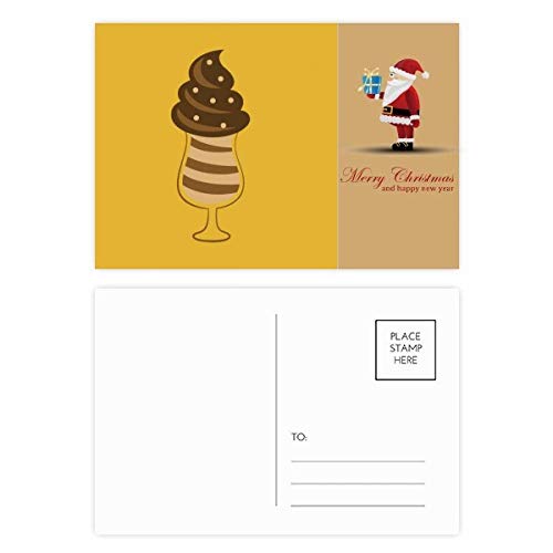 Cartes postales Cup Chocolatey Sweet Ice Cream carton rigide pour correspondance et décoration
