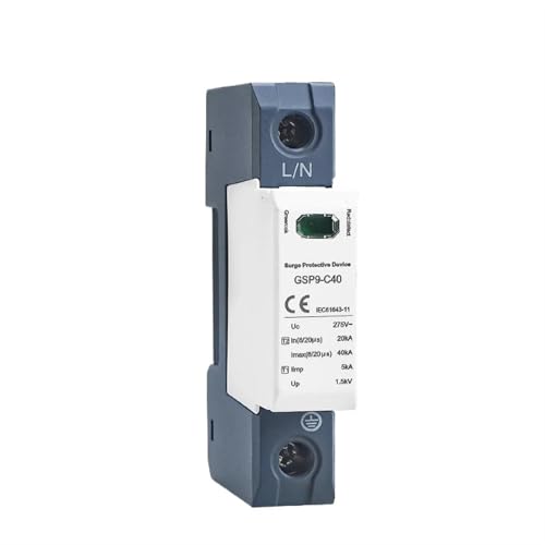 Protector contra sobretensiones GSP9 1P para proteger electrodomésticos en días de tormenta